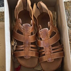 Brown Leather Sandals